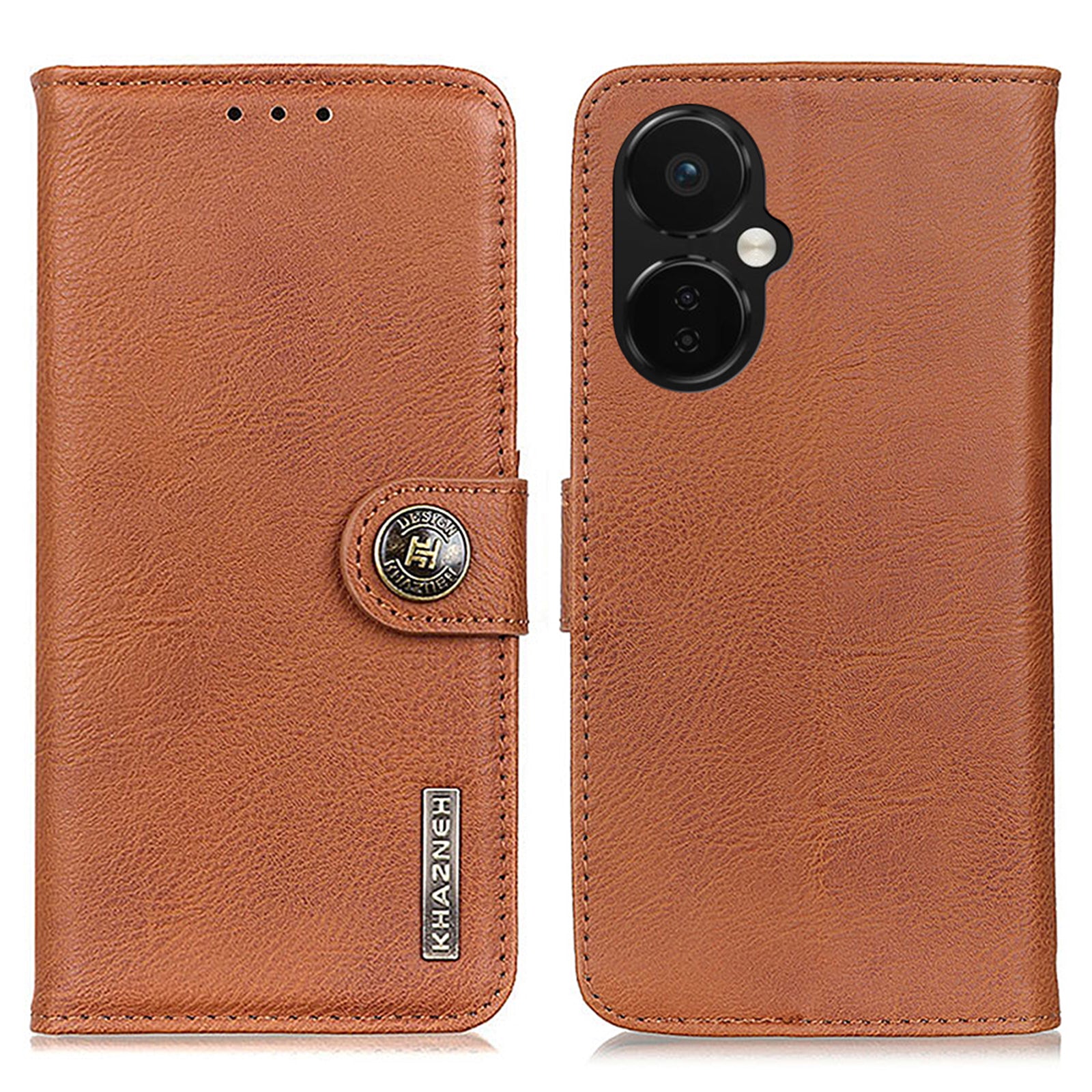 KHAZNEH for OnePlus Nord CE 3 Lite 5G Nord N30 5G Phone Wallet Case Cowhide Texture PU Leather Stand Mobile Phone Cover KHAZNEH for OnePlus Nord CE 3 Lite 5G Nord N30 5G Phone Wallet Case Cowhide Texture PU Leather Stand Mobile Phone Cover